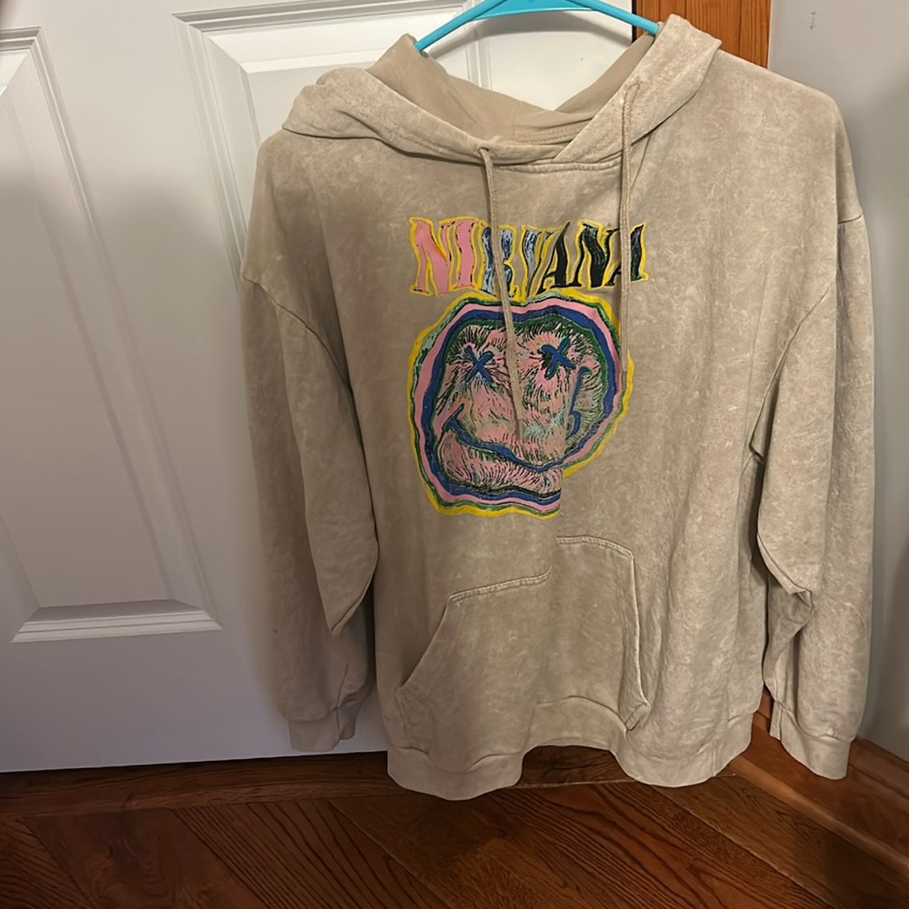 Nirvana Trendy Hoodie Size Large